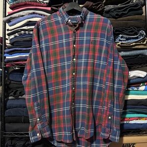 Ralph Lauren Red and Blue Plaid Shirt